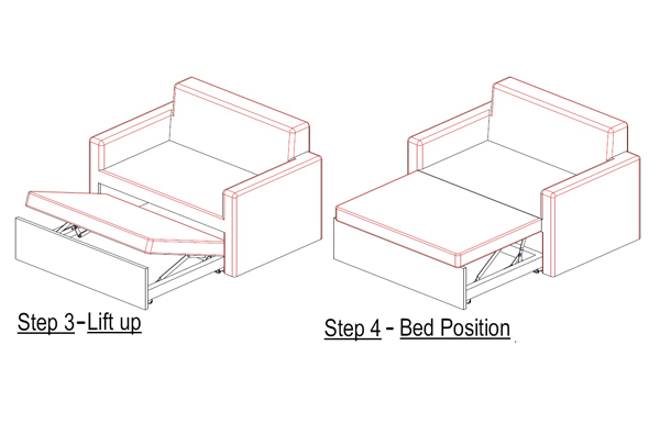 Ebco Pro Lift - Sofa Bed Fittings